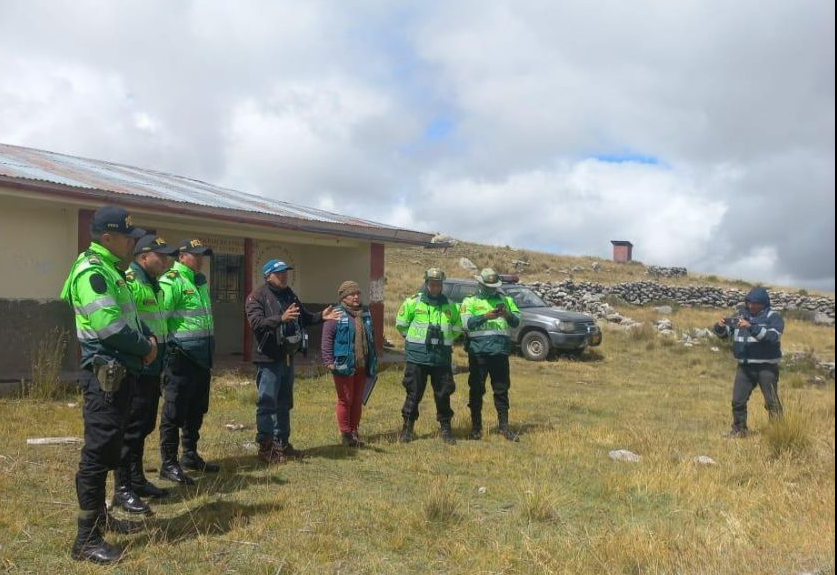 COMISARÍA PNP PAMPACHIRI INTENSIFICA PATRULLAJE CONTRA LA CAZA FURTIVA DE VICUÑAS
